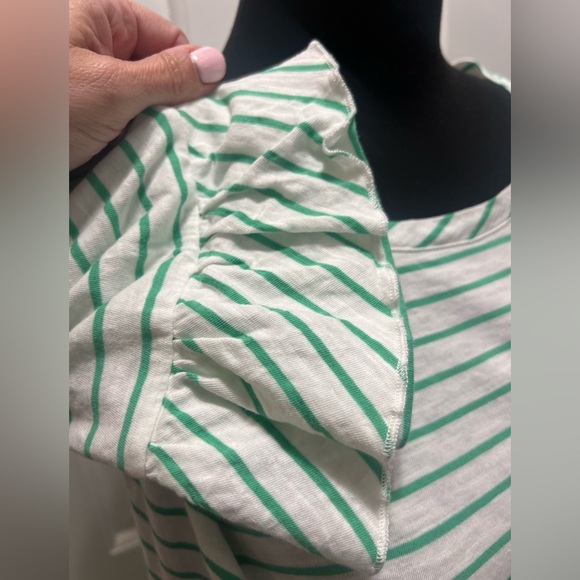 Matilda Jane Green Striped Women's Top Tunic Size Medium - Picture 5 of 5